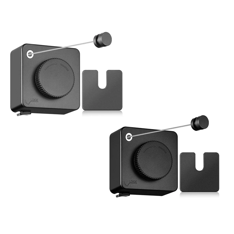 실내 실외 개폐식 빨랫줄, 헤비 듀티 의류 건조 세탁 라인, 벽걸이 빨랫줄, 14Ft