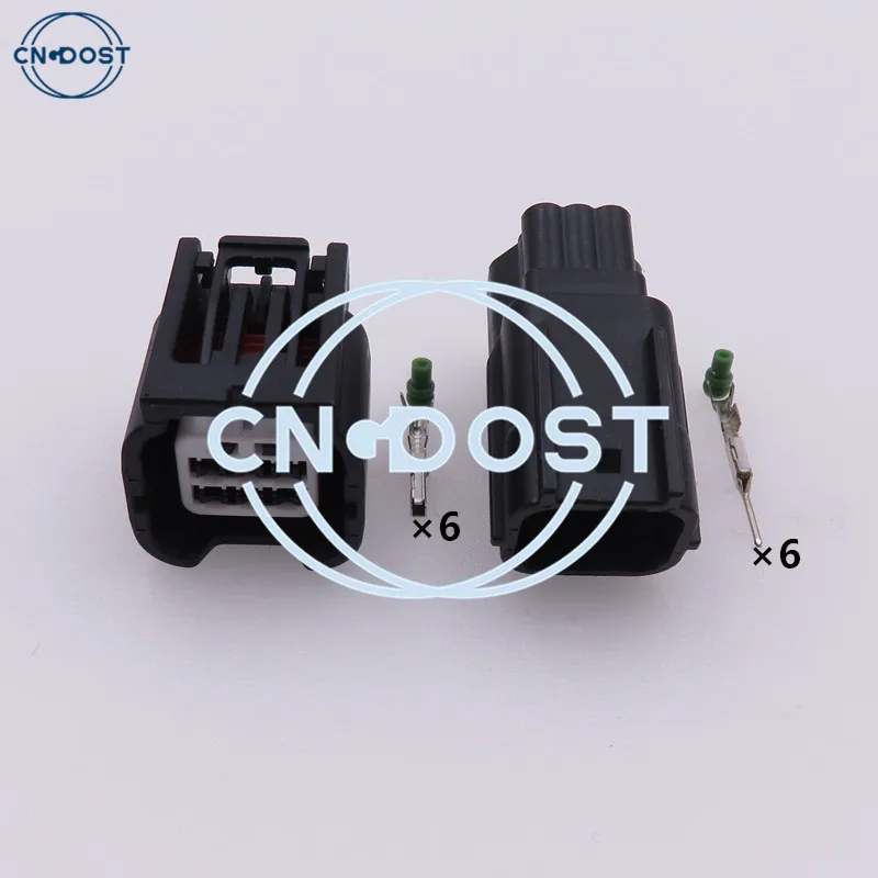 1 Set 6 Pin 7282-2764-30 7283-2764-30 Waterproof Electrical Plug AC Assembly Automotive Reversing Radar Connector For Honda