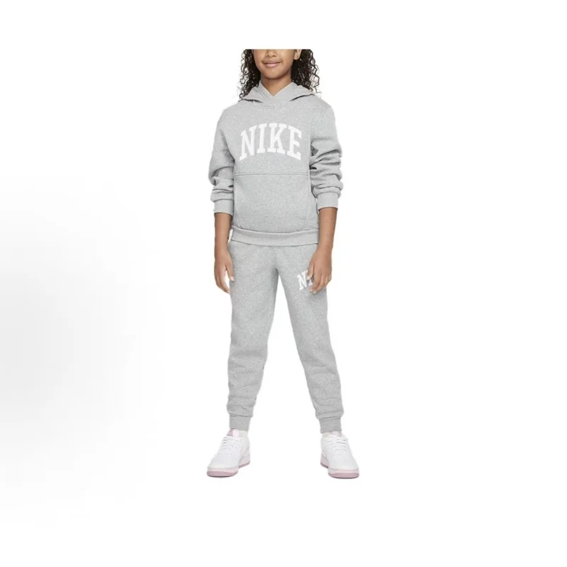 Nike Knitted Sportswear Pants Club Collection Soft and Fashionable Versatile Gray for Teenagers HJ3159-063