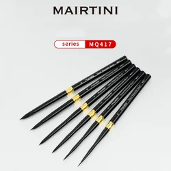 Mairtini Travel Portable Folding Watercolor Paint Brush Professional Squirrel Hair for Watercolor Acrylic Paint Nail Paint Tool