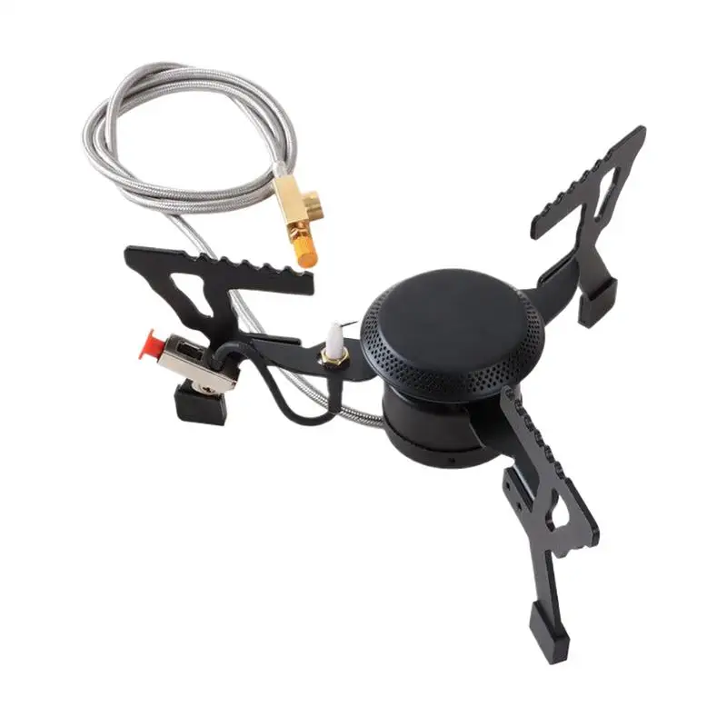 

Camping Cooking Stove Portable Windproof Camping Stove Foldable Cooker Split Burner Cooking Device For Road Trip Mountaineering