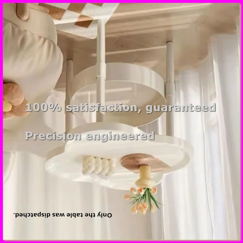 

Прикроватный столик для спальни, небольшой столик для хранения вещей, двухуровневый кофейный столик для балкона, белый - AD23