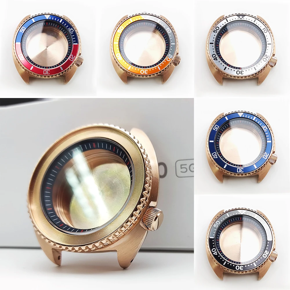 

Rose Gold Dive Wristfor 45mm watch nh35 cases NH36 NH35 Movement Sapphire Crystal Stainless Steel Waterproof 20Bar
