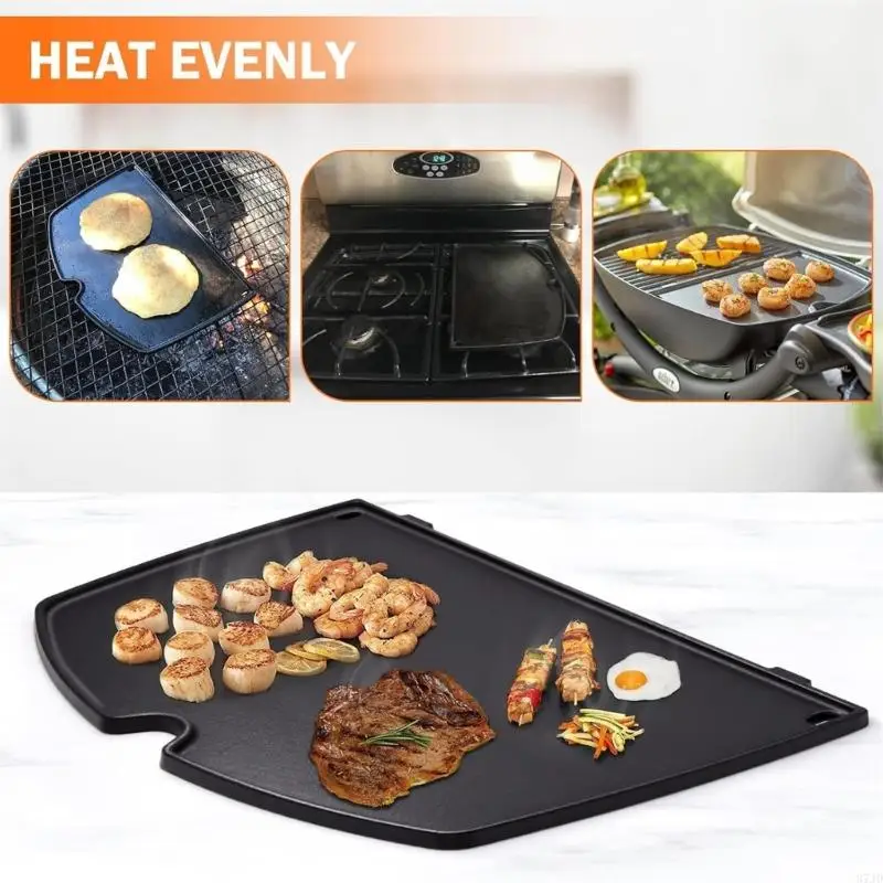 

Metal Roaster Pan Grilling Plate Rusts Resistant Commercial Kitchen Baking Pan Baking Sheet Great for Family Gatherings 37JD