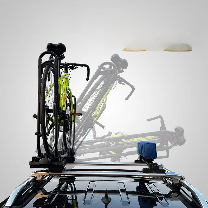 Portabicicletas de techo soporte antirrobo para vehículo