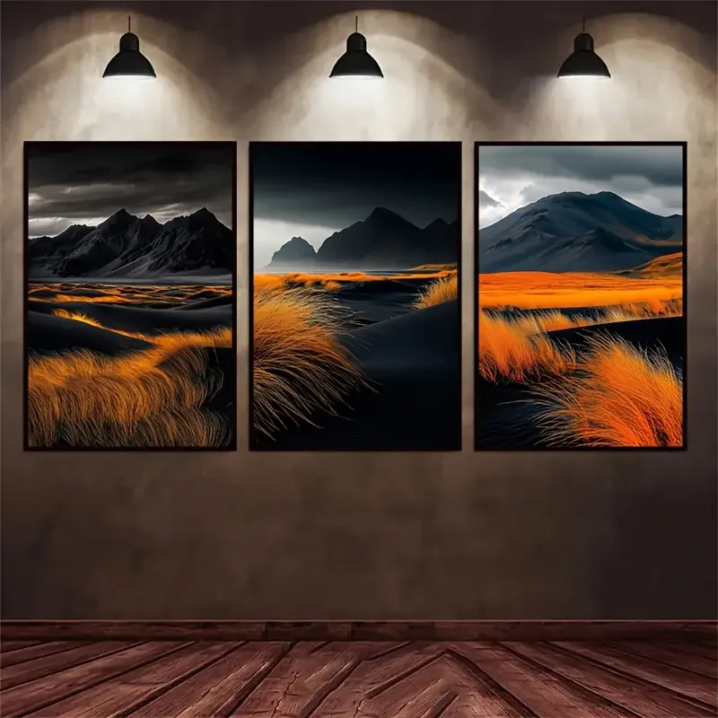 

Черная гора, дикая природа, луга, 5D DIY, полная алмазная живопись, 3 шт., наборы для вышивки крестом, новинка 2025 года, мозаика, алмазная вышивка, распродажа