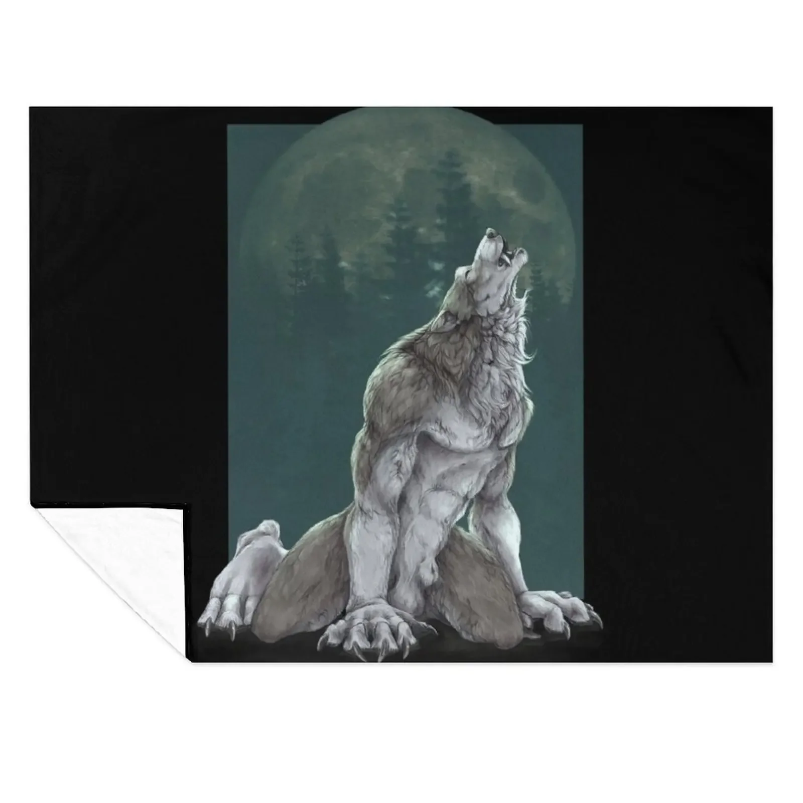 

Full moon Throw Blanket Luxury St Warm Retros Quilt Blankets