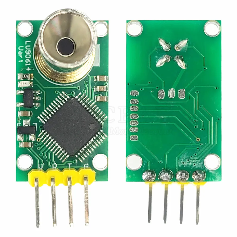 Imagem -03 - Módulo Sensor de Temperatura Infravermelho Coletar a Temperatura do Corpo Humano Detector de Medição Substituir Mlx90614 Gy-906 Lu90614