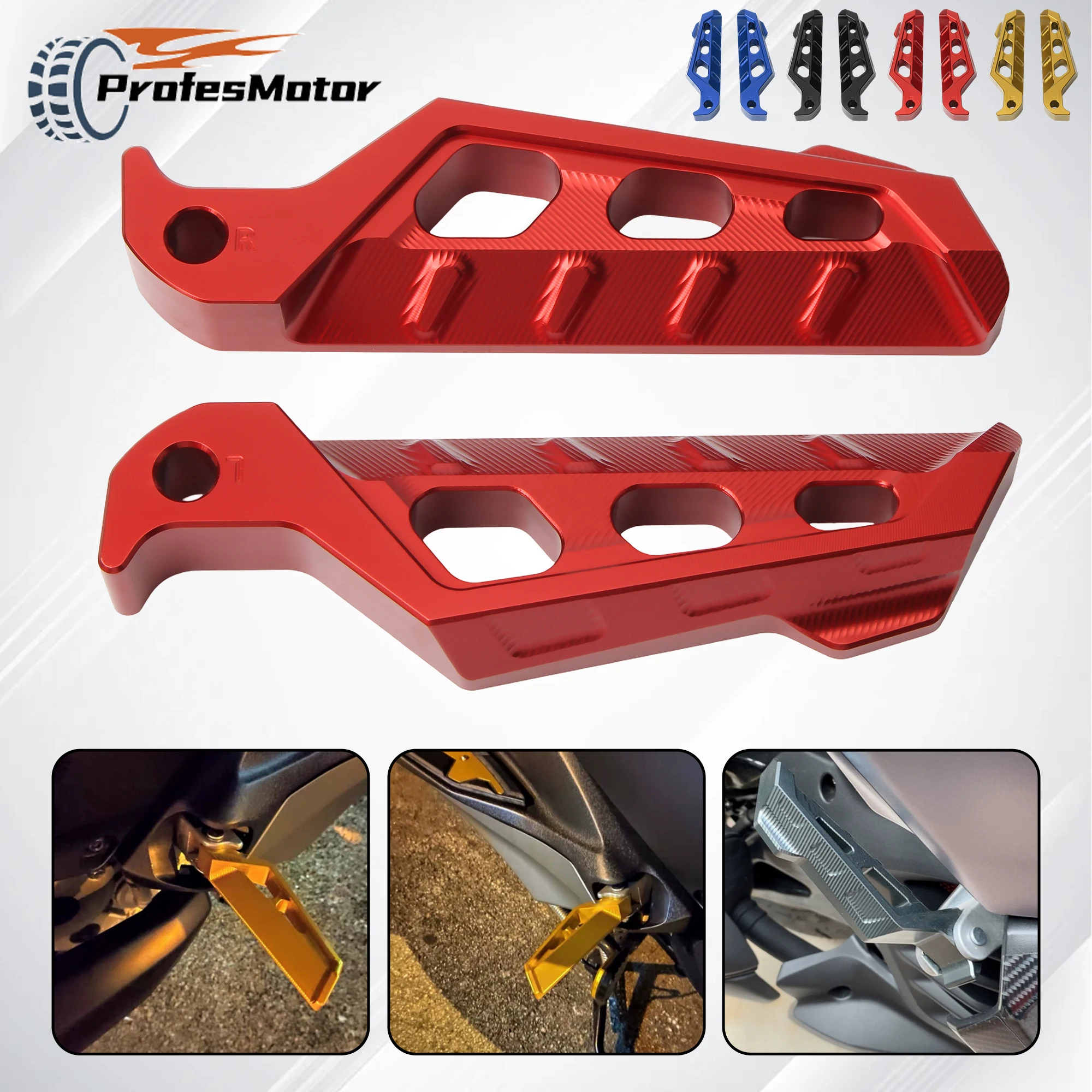 

For YAMAHA Motorcycle Rear Pedal Passenger Footrest Pegs Foot Nmax Xmax Tmax YZF R15 R3 R25 MT15 MT03 MT25 NVX155 Modified Parts
