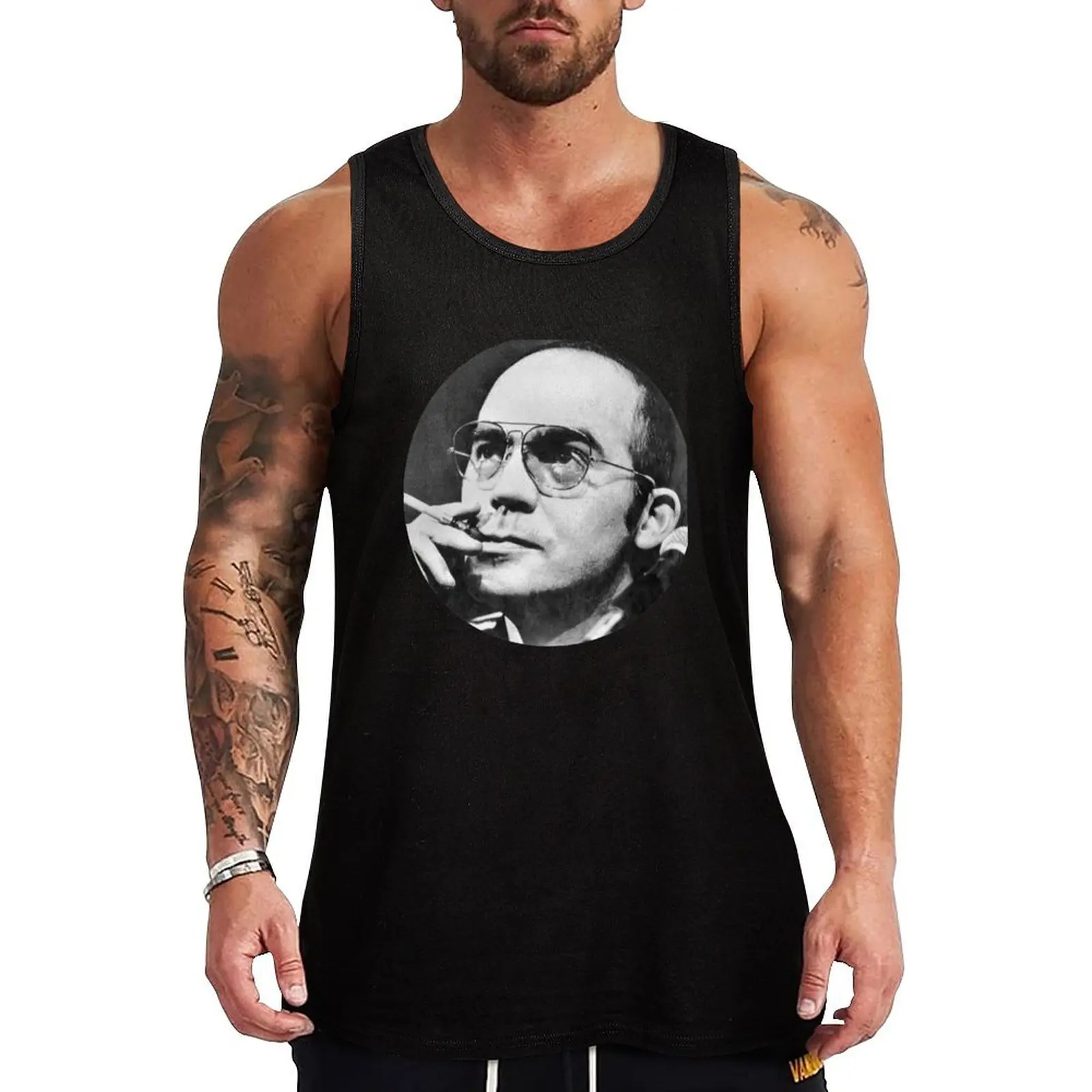 

Hunter S. Thompson Tank Top Man gym clothes t-shirt gym man tops