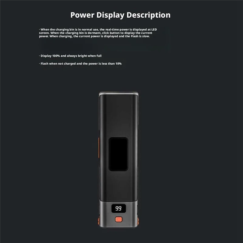 B92B-For Pocket 3 Camera For Ultra Fast Charging Case Smart Digital Display Functionality