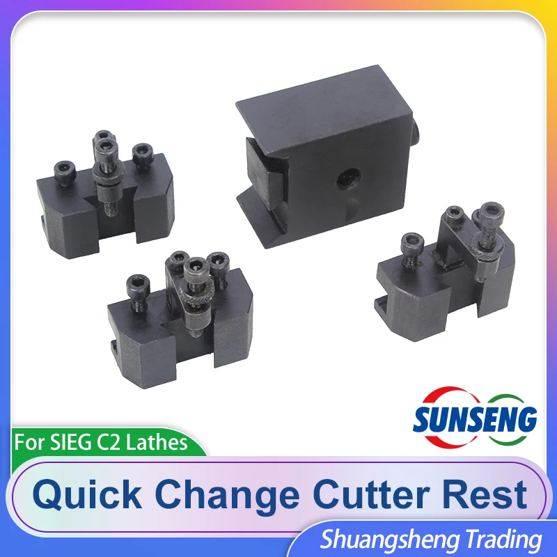 Quick Change Cutter Rest/Lathe tool holder/SIEG S/N:10011 C2/SC2/C3 tool rest