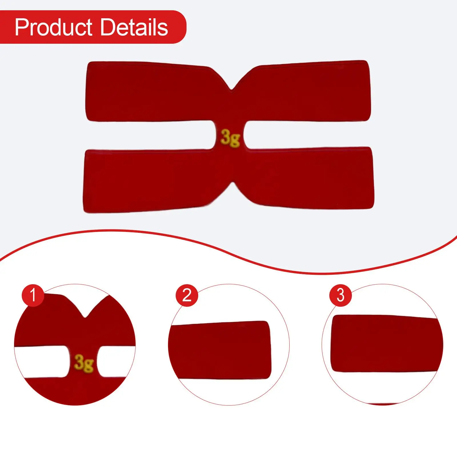 

Tennis Racket Weight Balance Strip for Racket Head Control Sports Training Professional Supplies