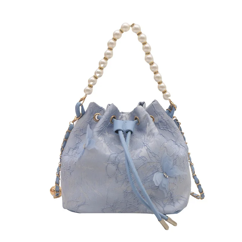 2025 new niche design women bucket handbag casual fashion female shoulder bag wholesale price