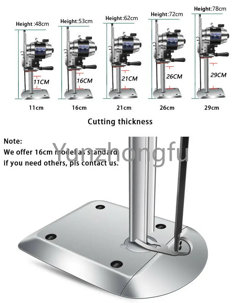 Industrial Fabric Cloth Cutter 5/8/10/12/13/15