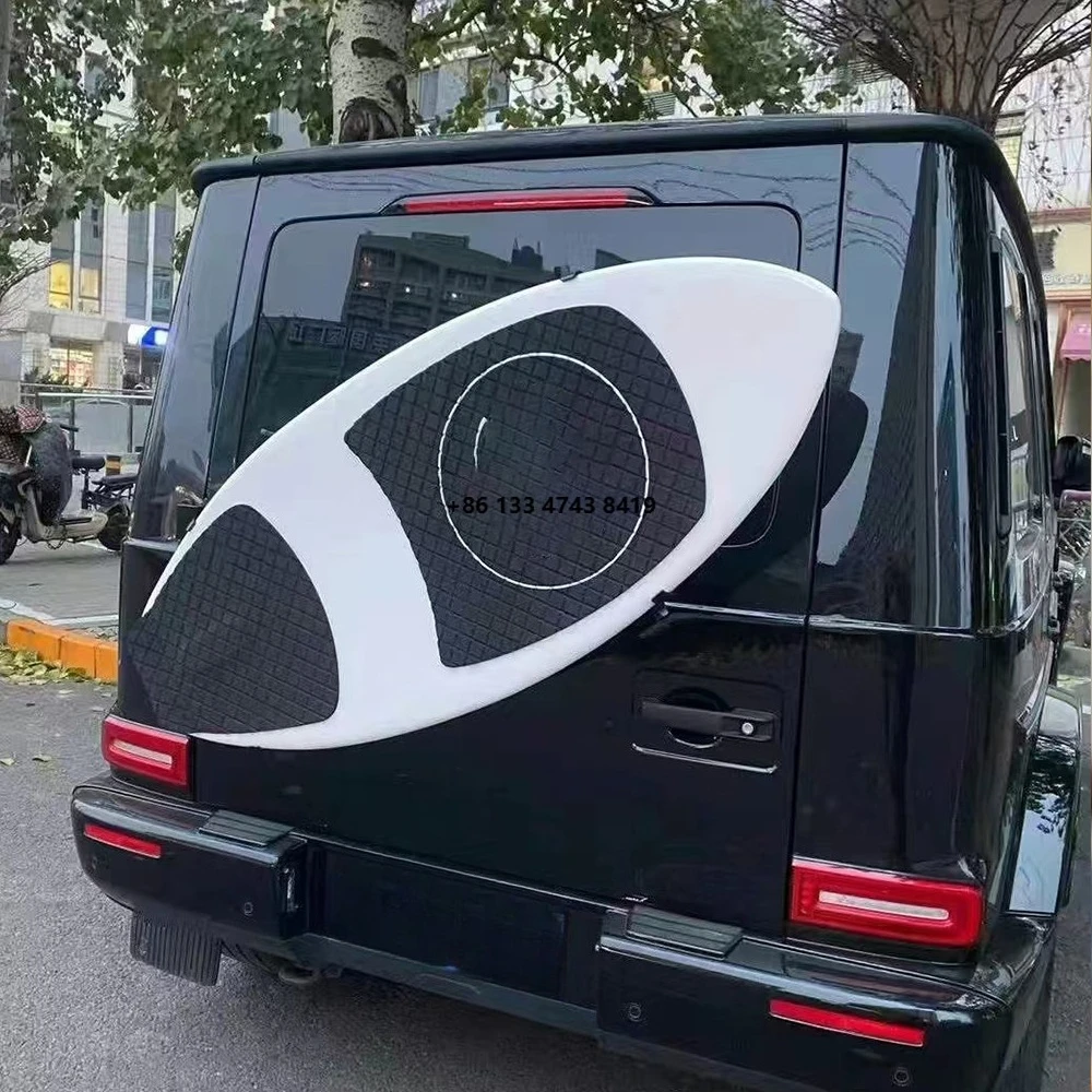 

Tailgate Surfboard Kit Carbon Fiber Spare Wheel Trim for G-Class G350 G450D G500 G63 Modification Upgrade