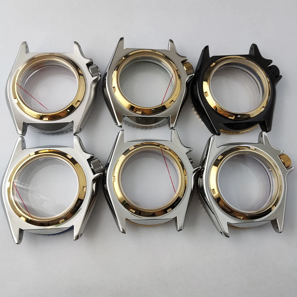 40mm NH35 Watch Case SKX007 High-quality Modified Case Sapphire Glass Waterproof For NH35/NH36 Movement Watch Replacement Parts