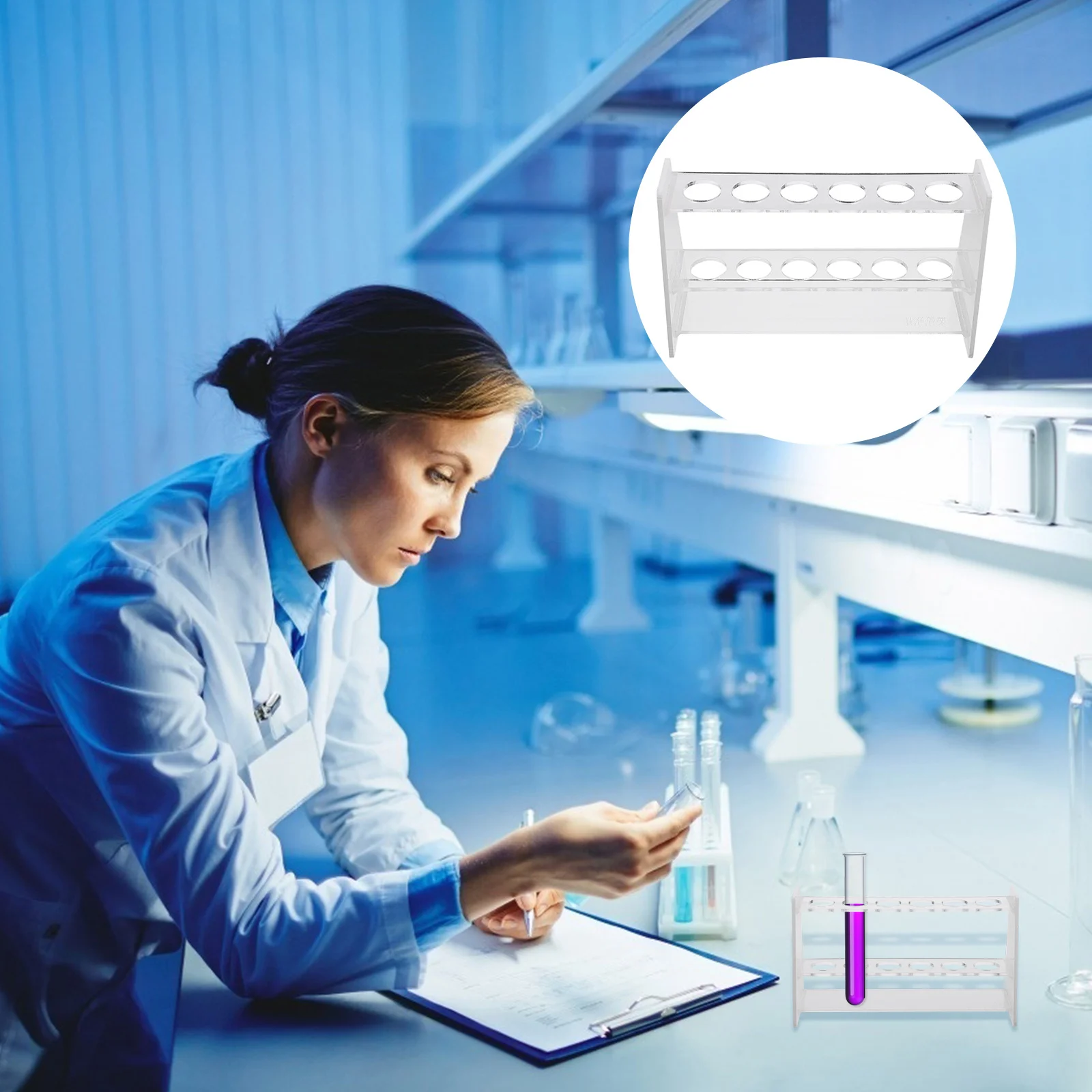 

Test Tube Racks Durable Laboratory Tube Shelf Test Tube Holder School Teaching Aids Test Tube Shelf