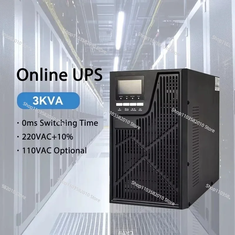 3KW Battery Backup Power Online UPS 3KVA UPS Power Supply 3000W 3000VA 110V 220V Output UPS Power Supply