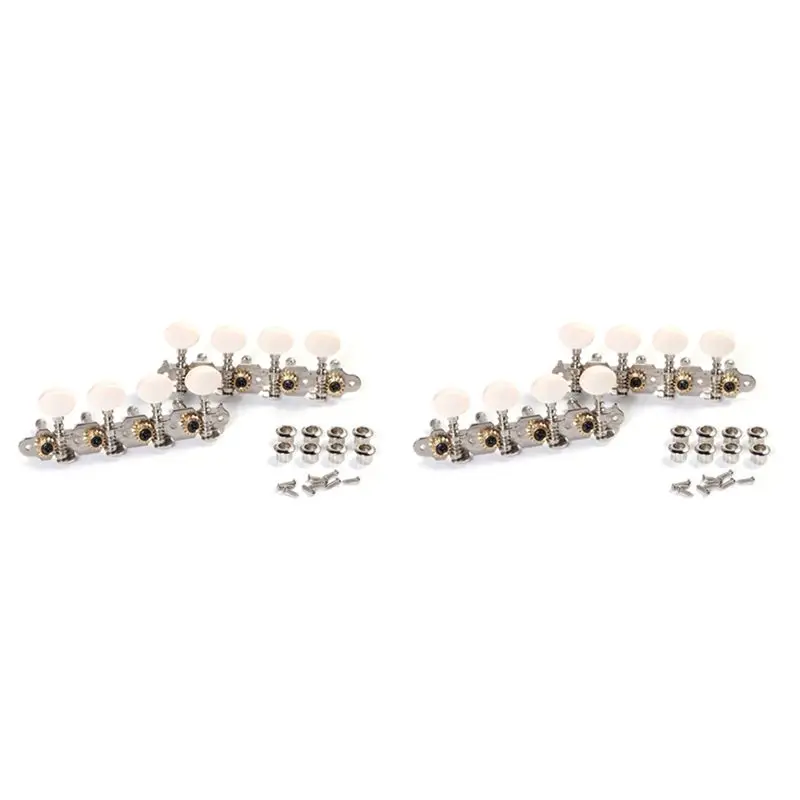 HOES-16X Mandolin String Tuning Pegs Machine Heads String Tuning L+R Pegs For Mandolin Instruments Accessory Part