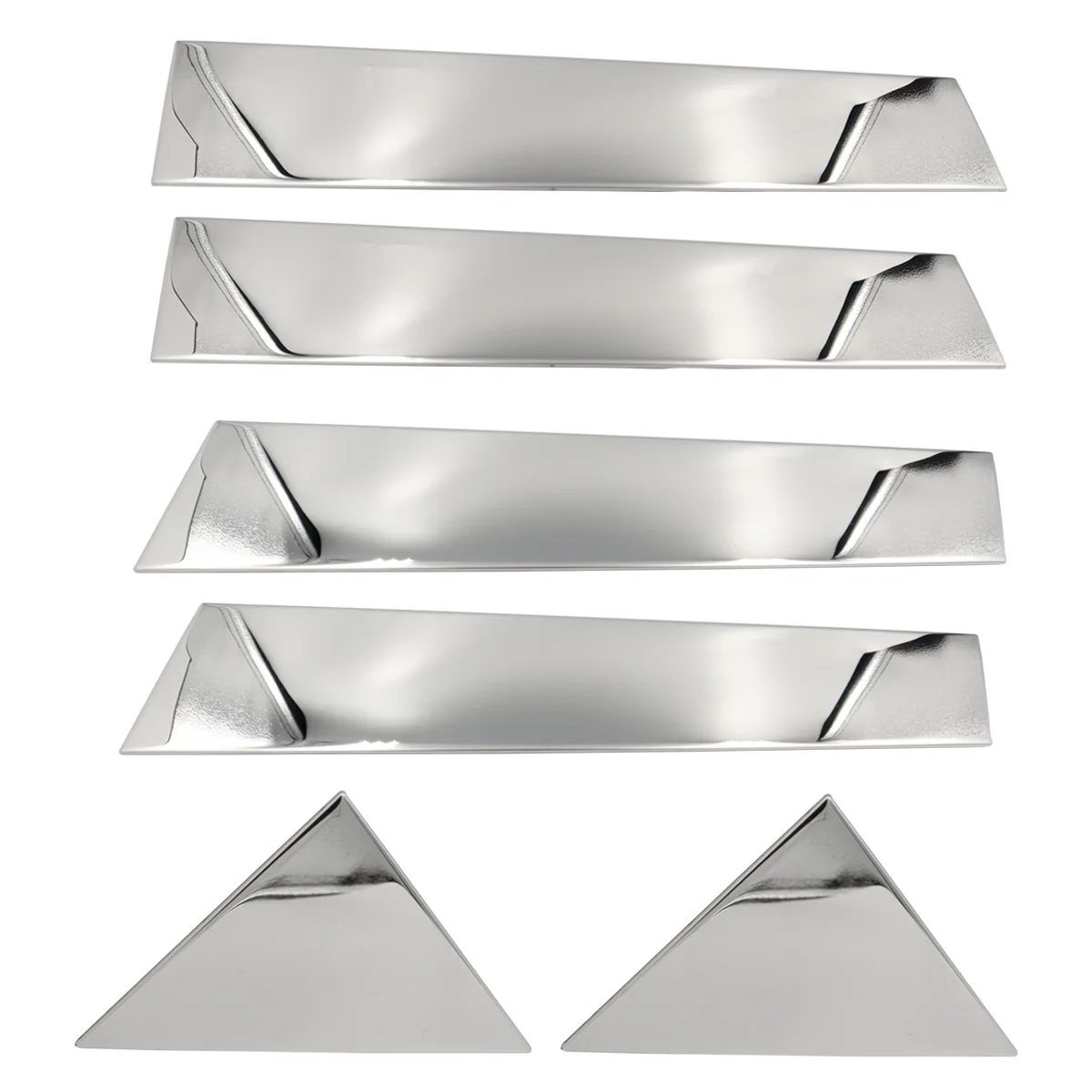 

6Pcs Car Door Window Chrome Pillar Post Trim 2005-2010 Chrysler 300 300C Chrome Trim
