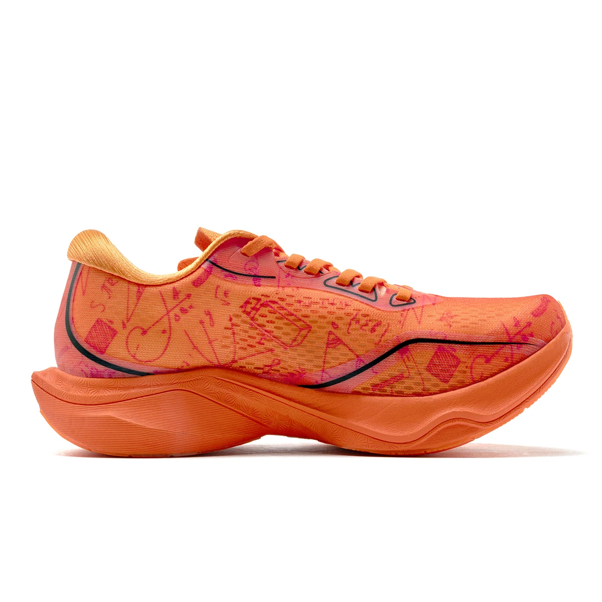 ONEMIX Herren Carbon-Laufschuhe Stoßdämpfend Hochelastisch Atmungsaktive Sportschuhe für Umfassendes Training – Detail 3