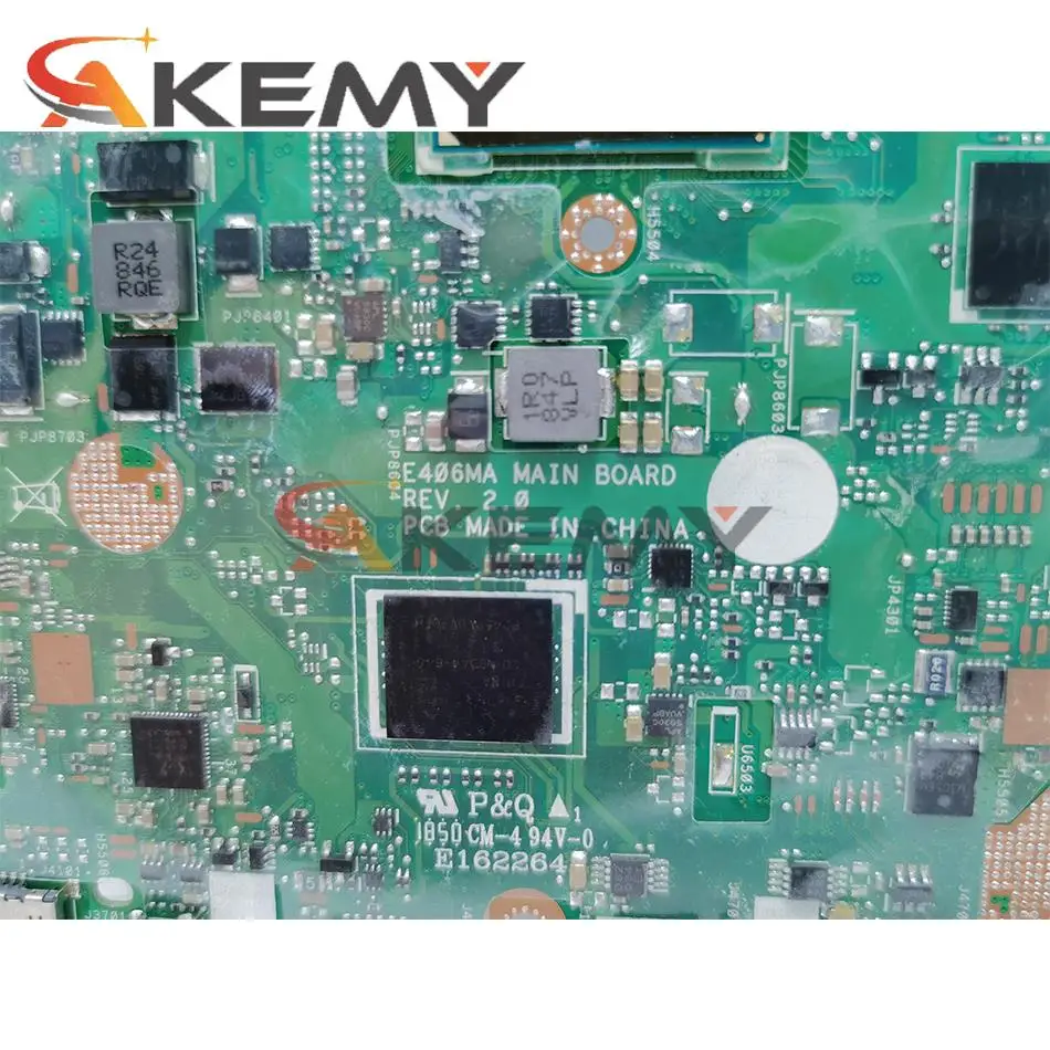Para placa base ASUS E406MA placa base para ordenador portátil Vivobook E406M E406 E406MA CPU N4000 N4020 N4100 N5000 N5030 100% probado