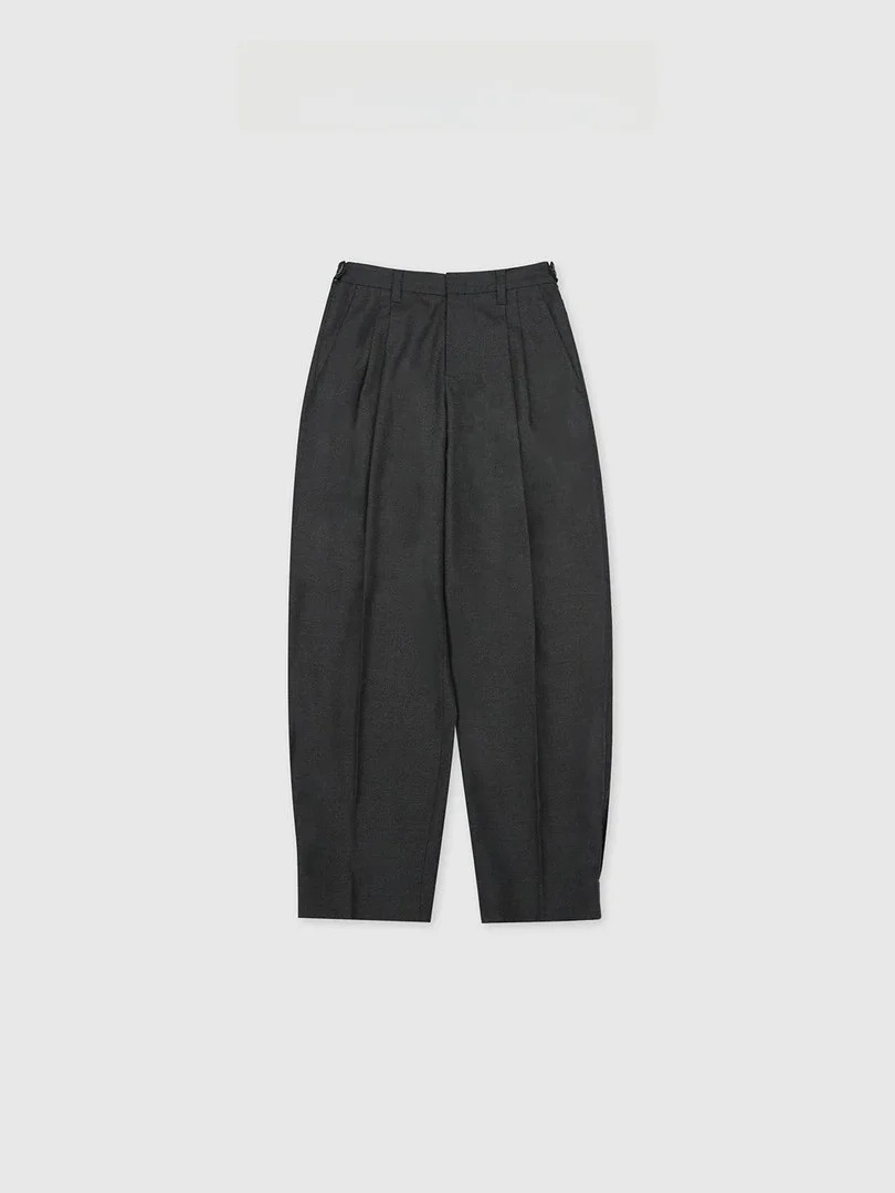 

Шерстяные брюки Ele Briti, прямой крой, повседневные, для молодых женщин, из тонкой пряжи, BFF2BI059EK от Tang Jiali...