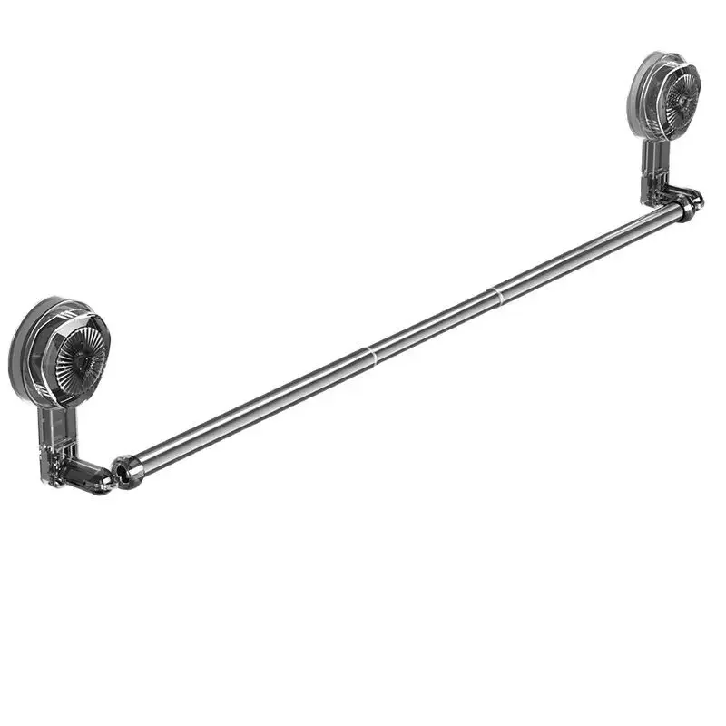 Suction cup wall mounted towel rack no drilling stainless steel retractable towel rack no need to punch, no damage to the wall