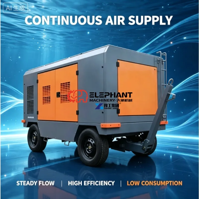 Hot Sale Maintenance Use Air Compressor Petrol Engine Practical Function for Vehicle Repair Inflation Devices
