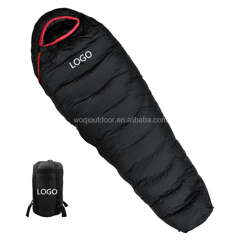 Down Sleeping Bag Hiking Sleeping Bad With Compression Sack,Outdoor Mummy Bag for Camping