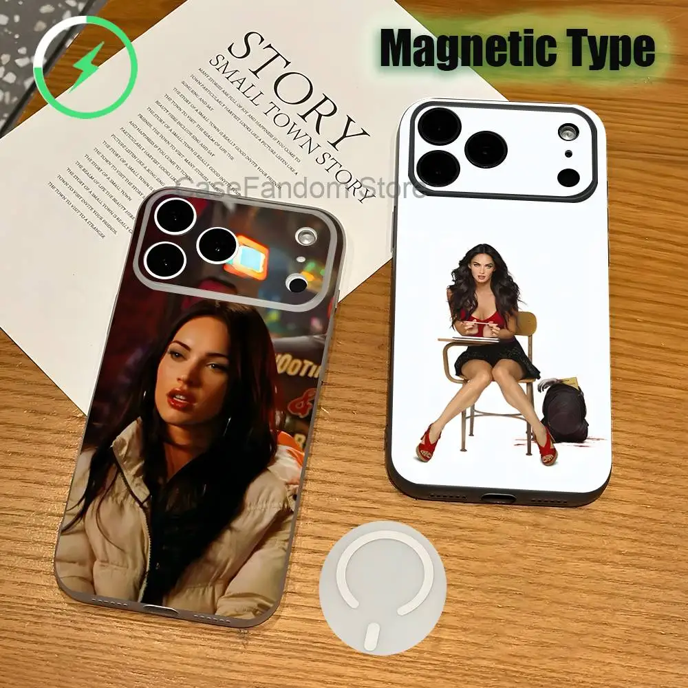 

J-Jennifers B-Body Magnetic Wireless Charging Transparent White Phone Case For iPhone 17,16,15,14,13,12,11,Pro,Max,Plus