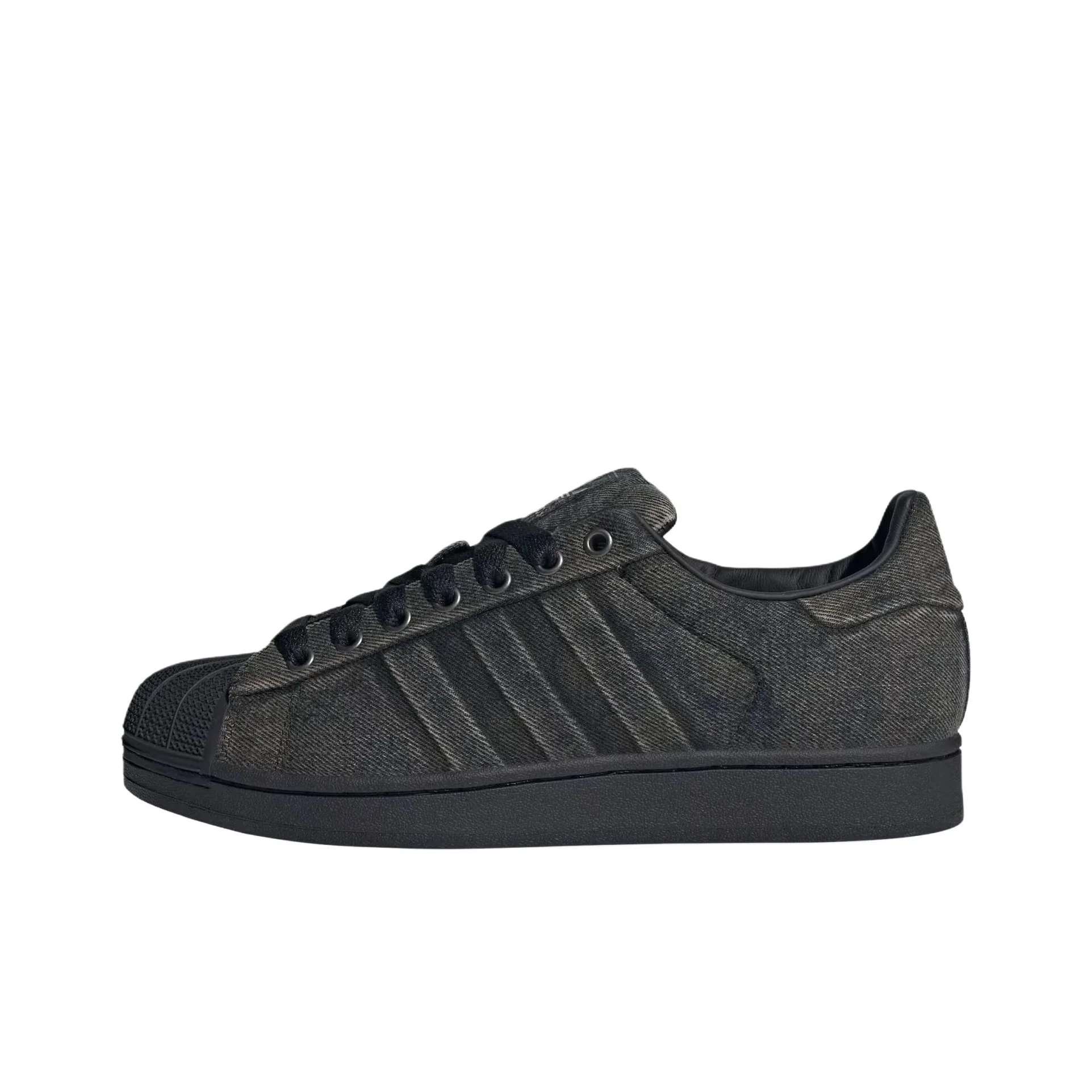 Adidas Originals Superstar 82 Textile, Rubber Skateboard Shoes Unisex Black JQ3240