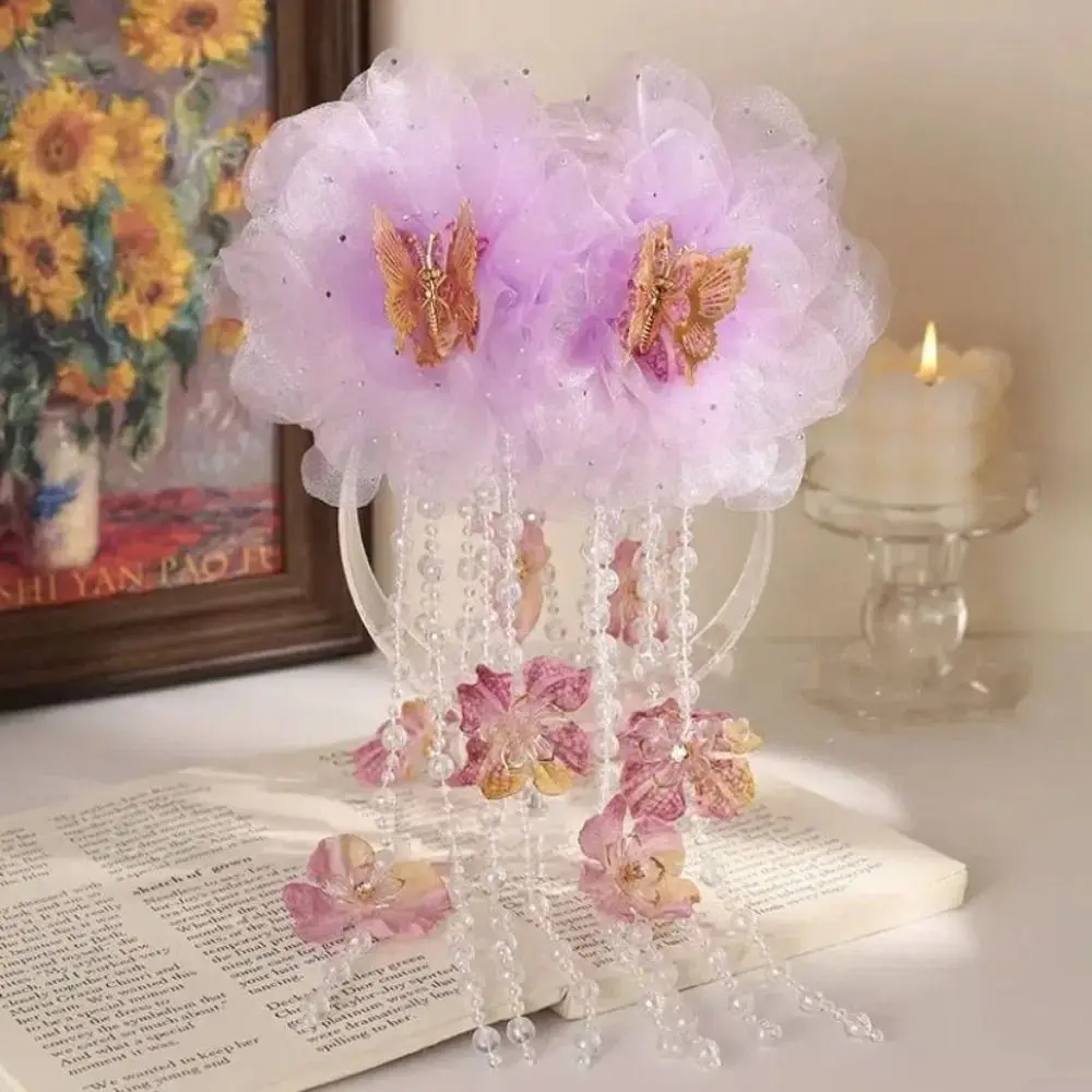 أزياء زهرة استيعاب كليب اللؤلؤ شرابة إكسسوارات الشعر مشبك شعر القوس أغطية الرأس مشبك شعر فتاة