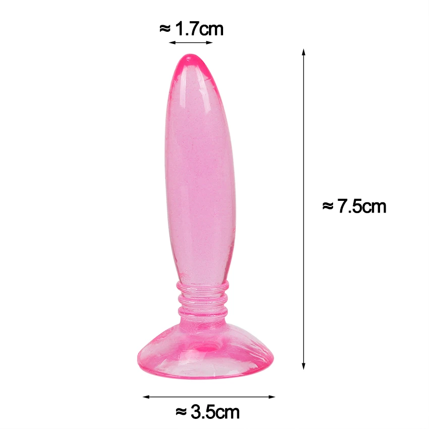 Mini Anal Plug Jelly Toys Real Skin Feeling Adult Sex Toys Sex Products Butt Plug for Beginner Erotic Toys 18+