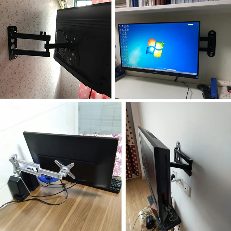 10-32 inch universal computer monitor wall bracket