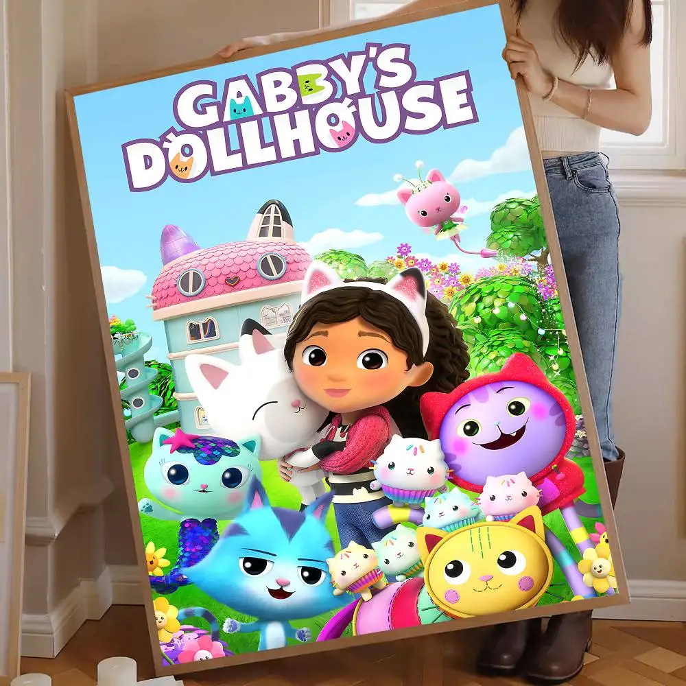 أطفال غابي دمية غابي القطط نوعية جيدة يطبع وملصقات HD جودة ملصق جدار الفن اللوحة دراسة ديكور المنزل