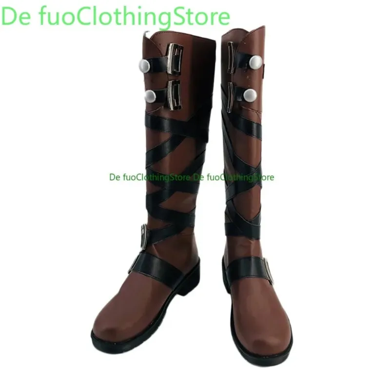 DefuoArknights Fiammetta Cosplay Schuhe Anime Convention Stiefel Anime Spiel Rollenspiel Schuhe Und Stiefel Halloween Party