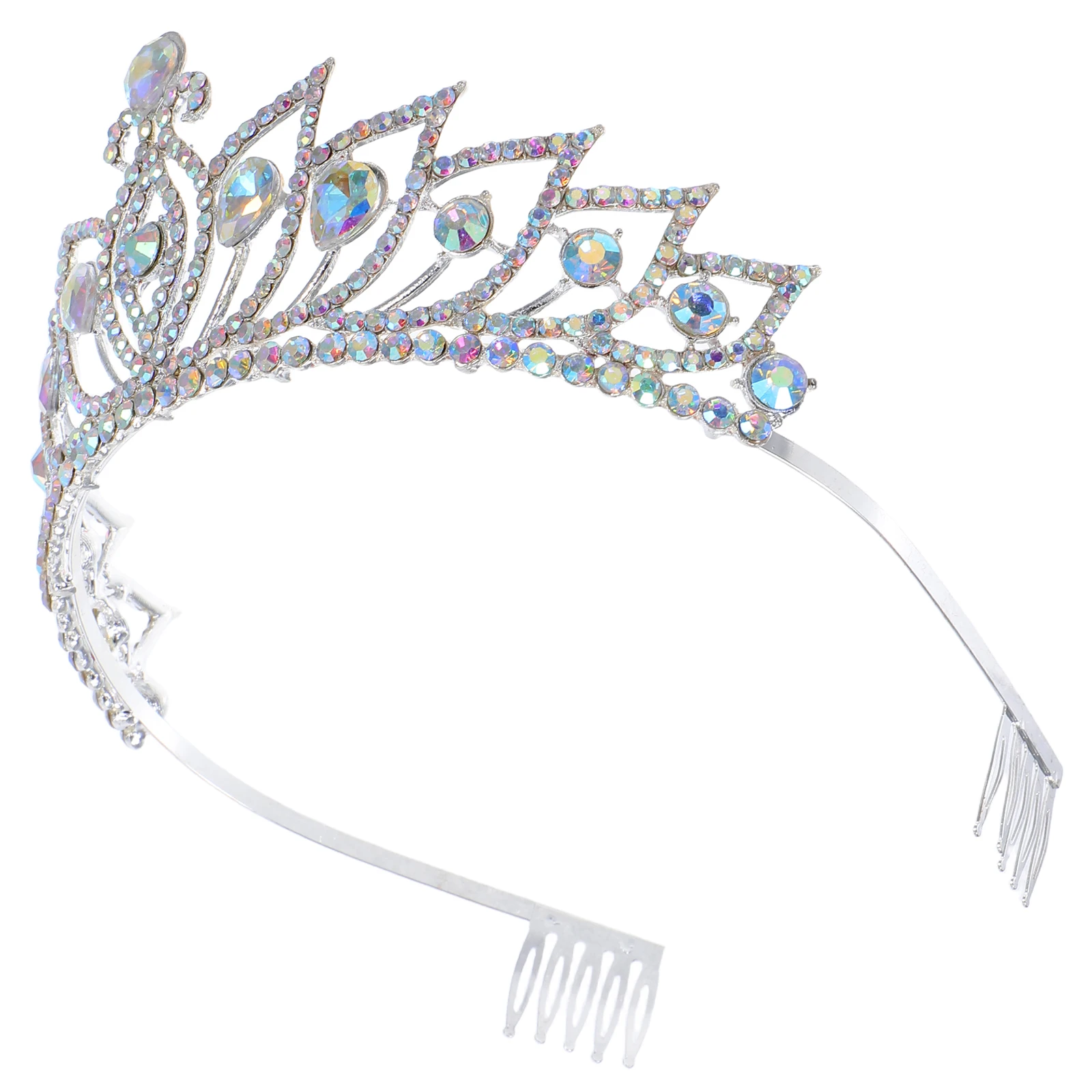 

Хрустальная Корона для выпускного вечера, тиара, свадебный головной убор для невесты, винтажная вечеринка, наряд Мисс