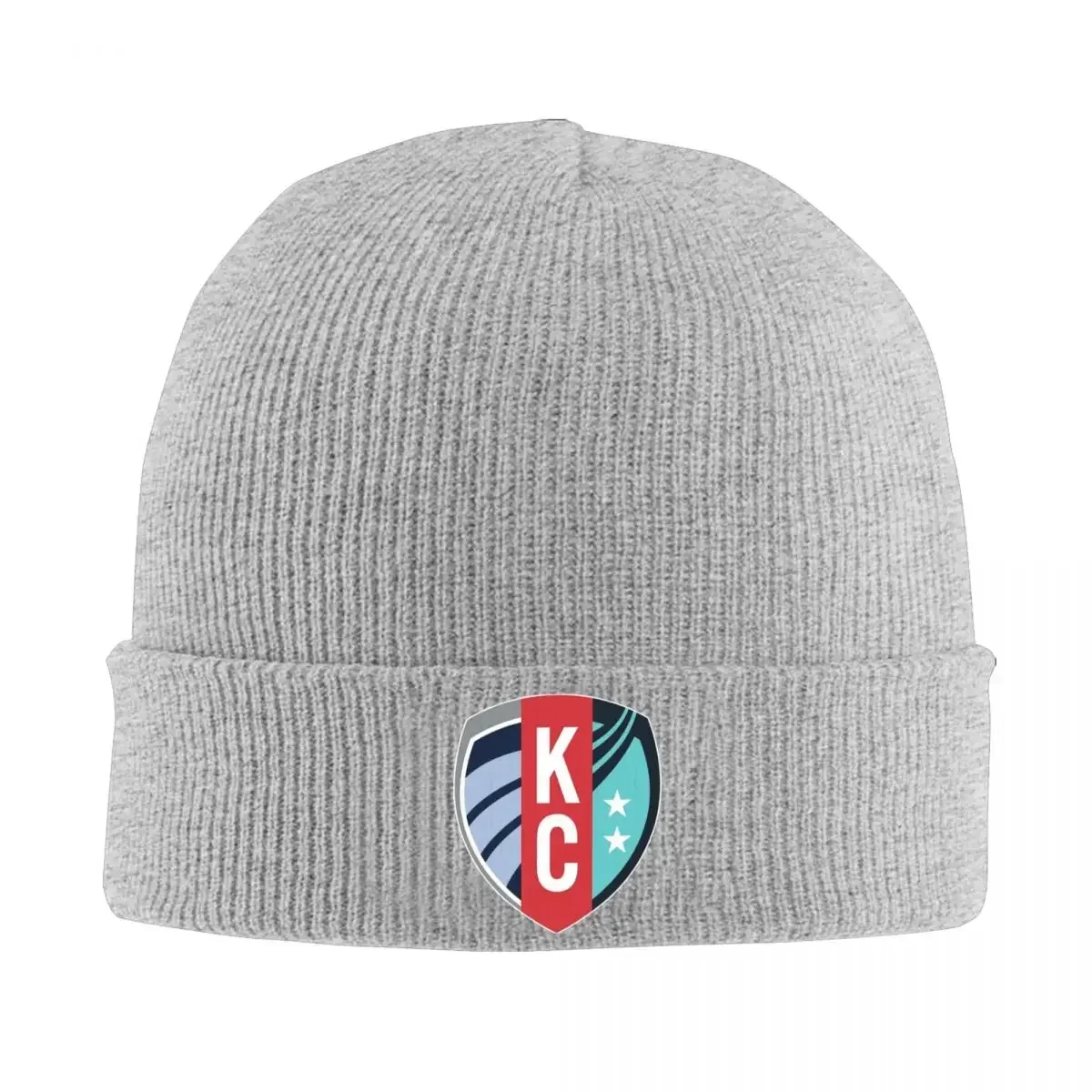 K-Kansas Bonnet Hats City Soccer Beanie Hats Printed Knitting Hat Autumn Winter Y2K Cool Men Women Outdoor Sport Elastic Cap