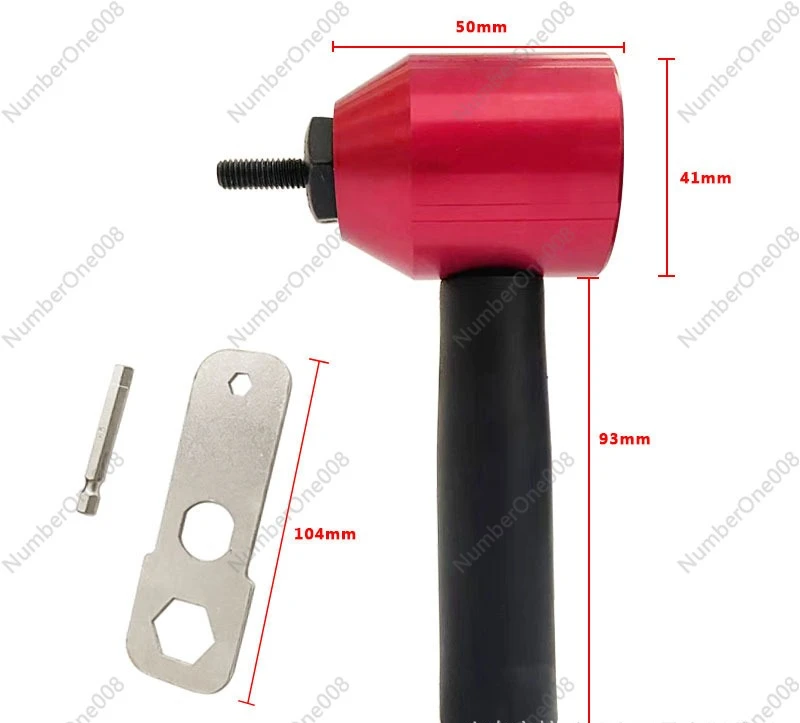 

M3-M8 Portable Electric Ram Gun Accessories, Electric Rivet Gun Tools, Aluminum Nail Gun Conversion Head