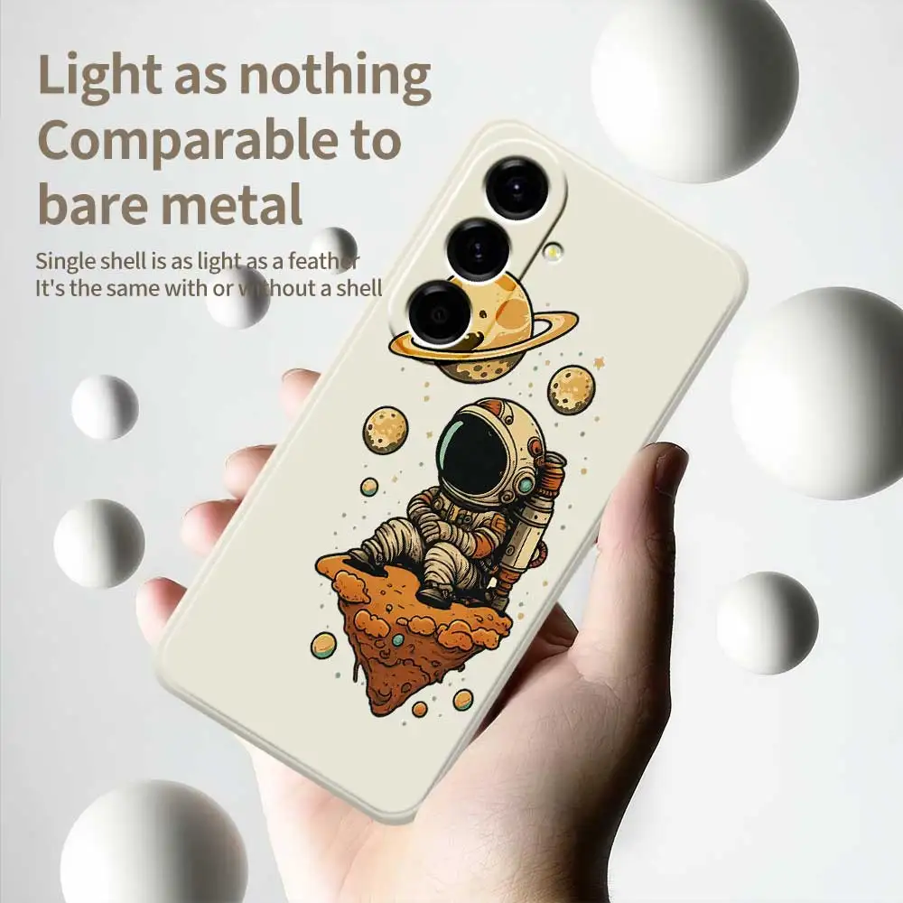 Astronaut Space Style Phone Case Silicone For Samsung Galaxy A56 A32 A23 A22 5G A32 A23 4G A55 A54 A53 A52 A51 A35 Soft Cover