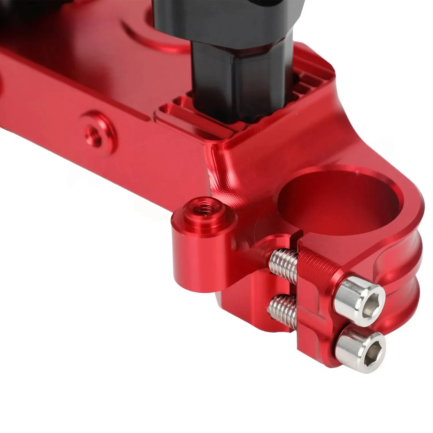 Motorcycle CNC Triple Clamp with Bar Mount For HONDA CRF110F CRF125F CRF125FB 2019-2024 Aluminum Dirt Pit Bike Motocross Parts