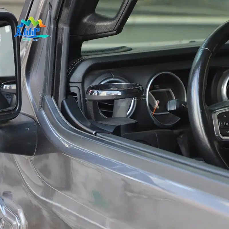 

A66P-Door Cup Holder Water Bottle Mount Cup Holder For Jeep Wrangler JL / Gladiator JT 2018-2024 Accessories