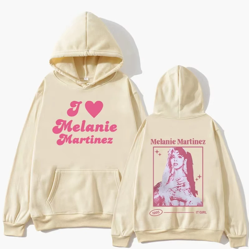 ميلاني مارتينيز بوابات جولة 2023 الرجال النساء طويلة الأكمام هوديي سستة الجرافيك البلوز Y2K نمط معطف غير رسمي لجميع الفصول #3