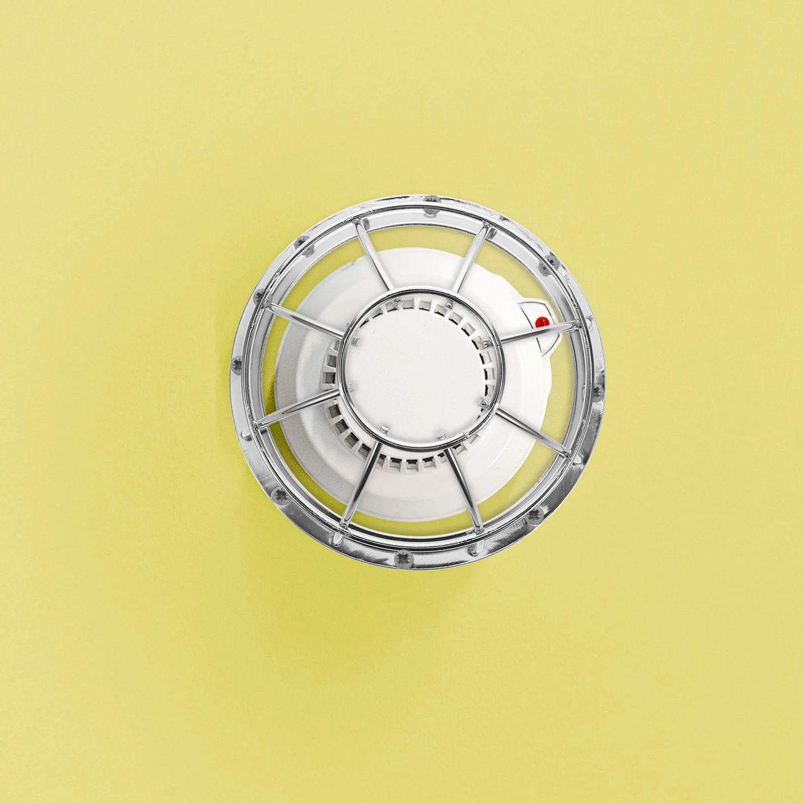 Smoke Sensor Cover Sturdy Metal Cage For Residential Commercial Industrial Use Smoke Protection Shield