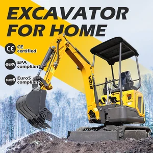 Hot 1.6 ton mini excavator hydraulic excavator on tonted 1 -toned bullshit for sale 10 Main Excavator Sales - №2