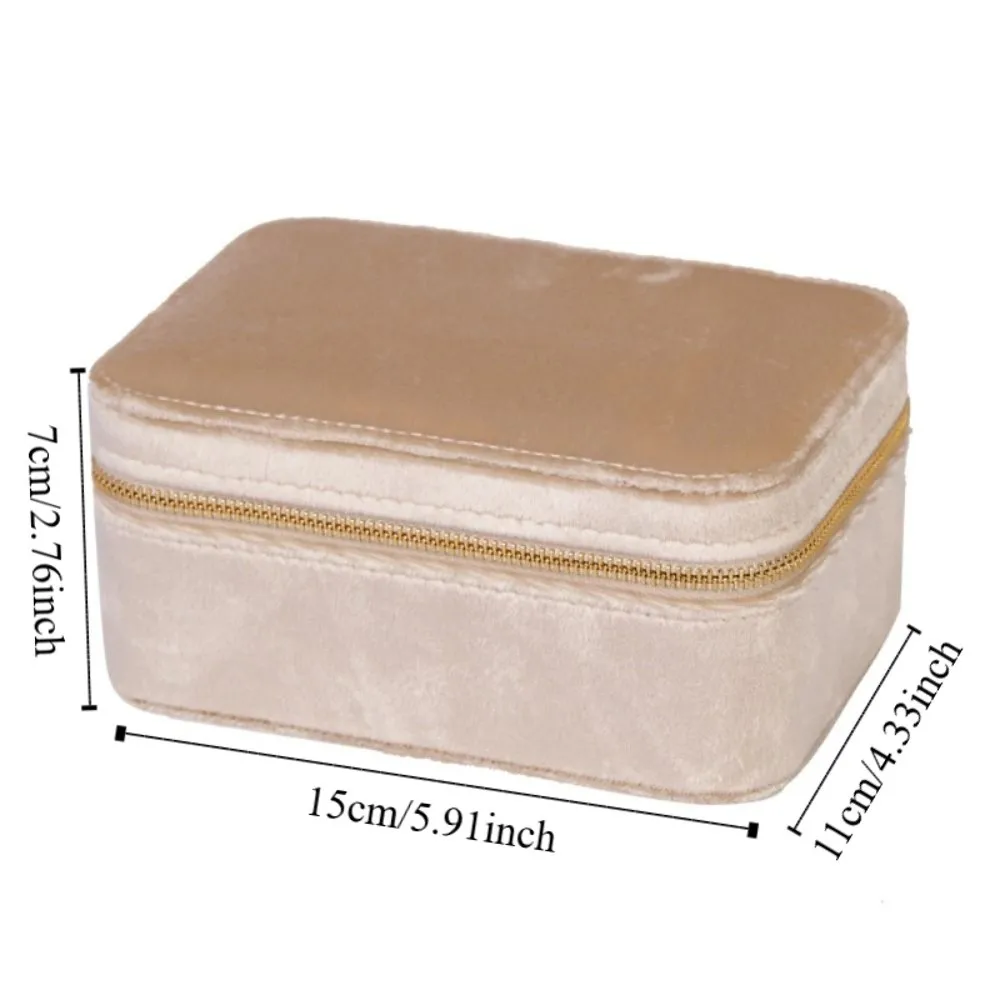 Detachable Jewelry Packing Bag Bracelet Earrings Rings Necklace Velvet Jewelry Holder Organizer Large Capacity