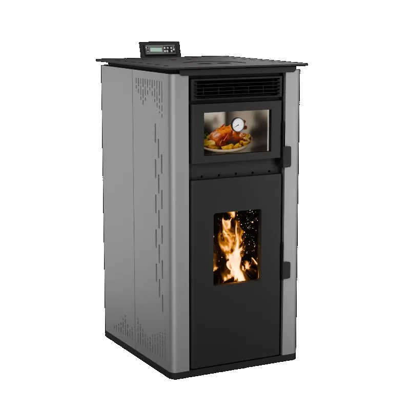 

【Best-selling】PANSEE PS100-OVEN Pellet Fireplaces 10KW Modern Indoor Metal with Remote Control 2-Year Warranty Insert