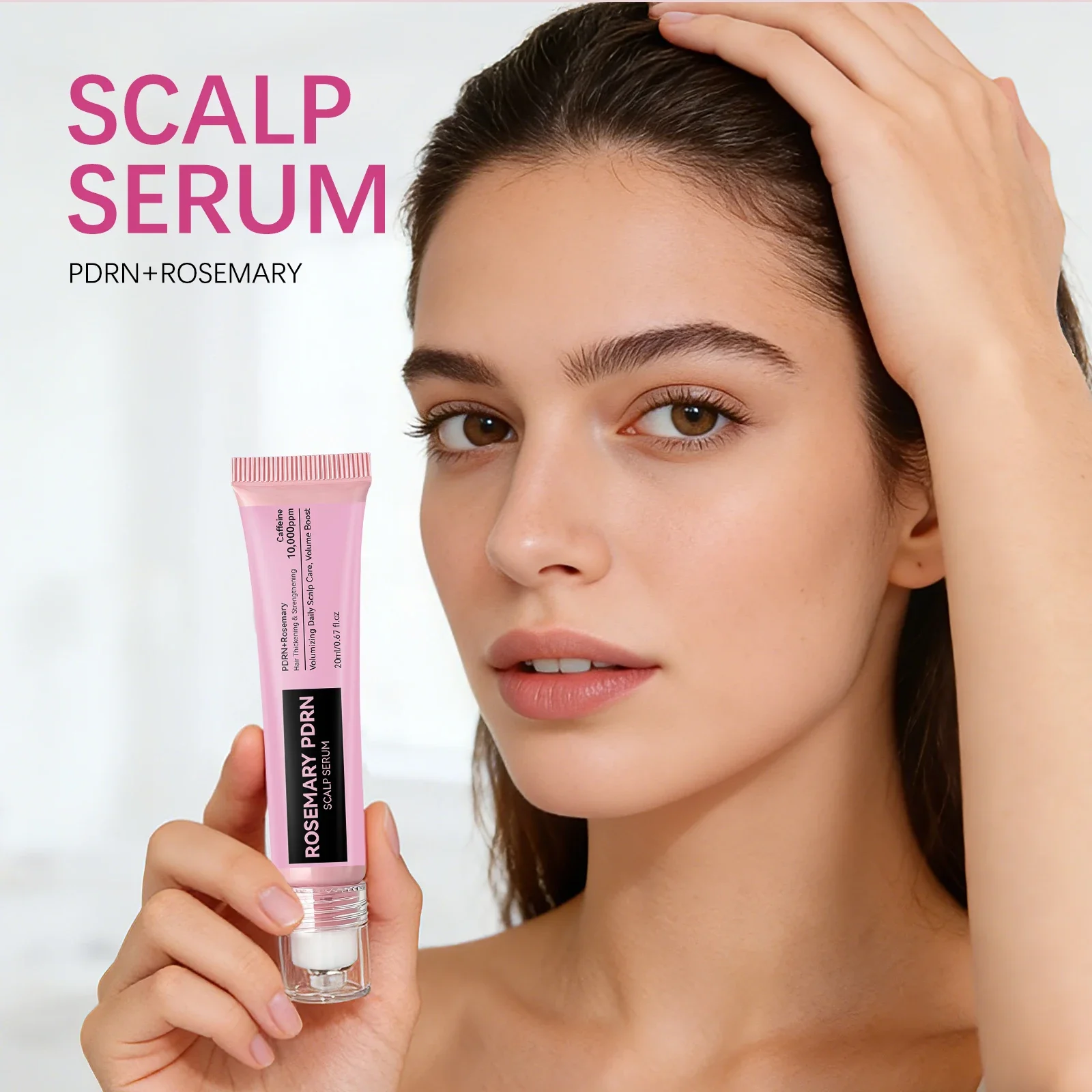 Caffeine Root Volumizing Treatment 20ml - Daily Lotion for Thicker, Stronger Hair & Healthy Root Care, Nourishing Formula.